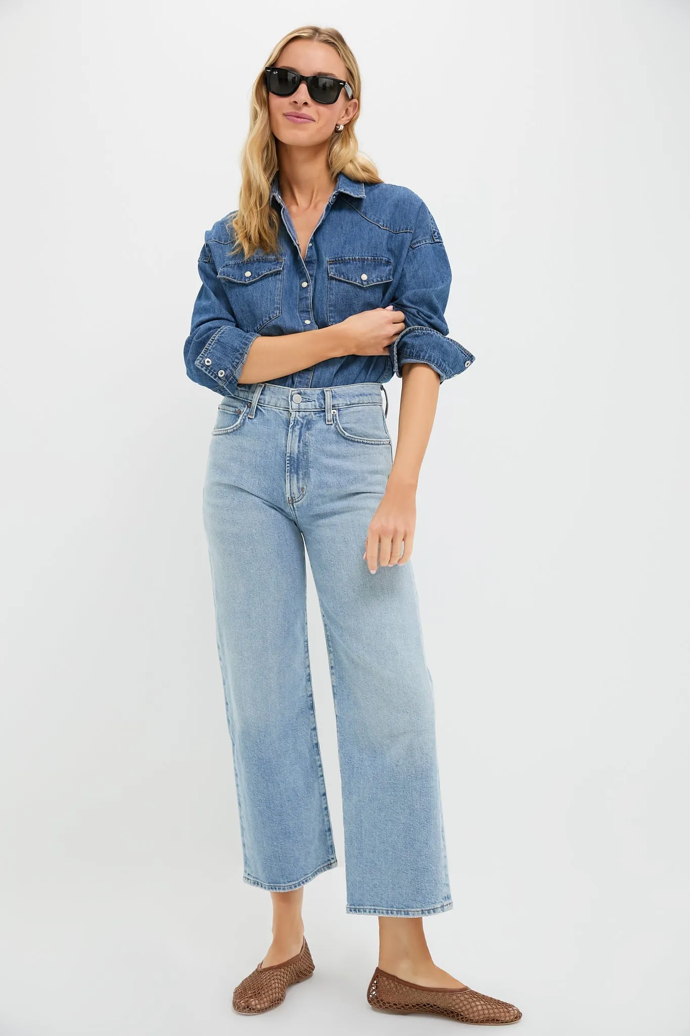 Santa Fe Wash Western Denim Shirt