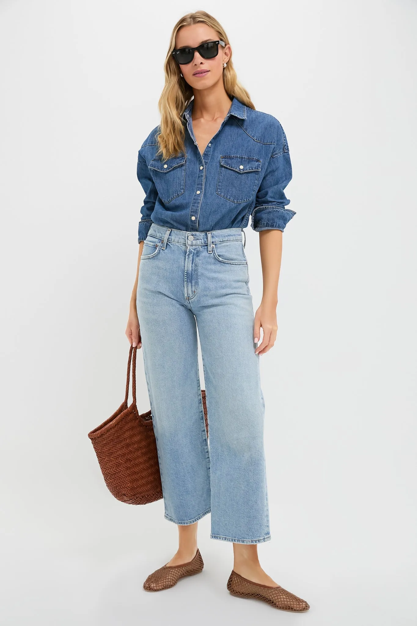 Santa Fe Wash Western Denim Shirt