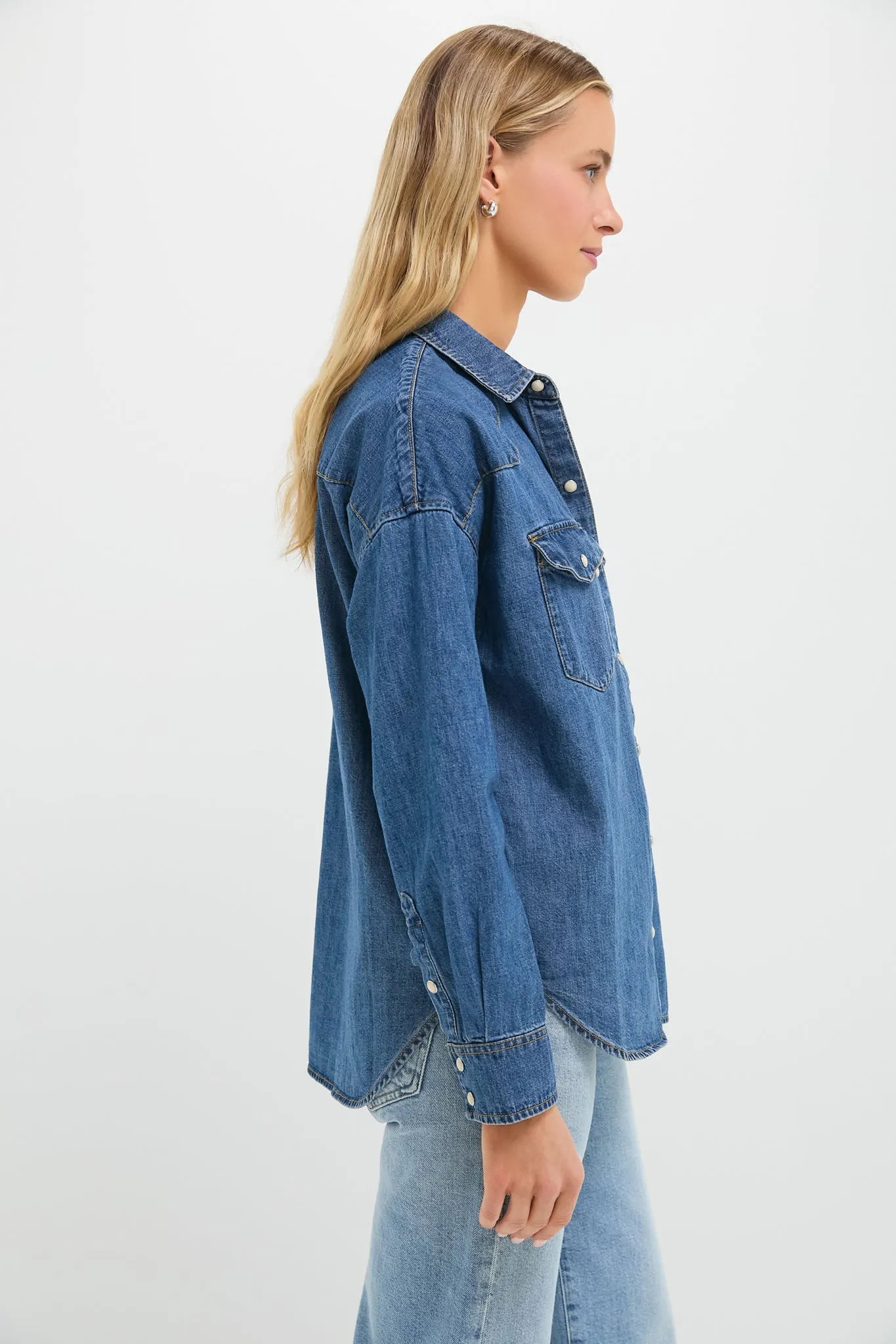 Santa Fe Wash Western Denim Shirt