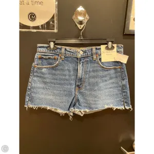 Shorts By Abercrombie And Fitch In Blue Denim, Size: 8