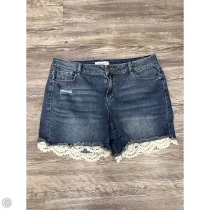 Shorts By Lane Bryant In Blue Denim, Size: 14