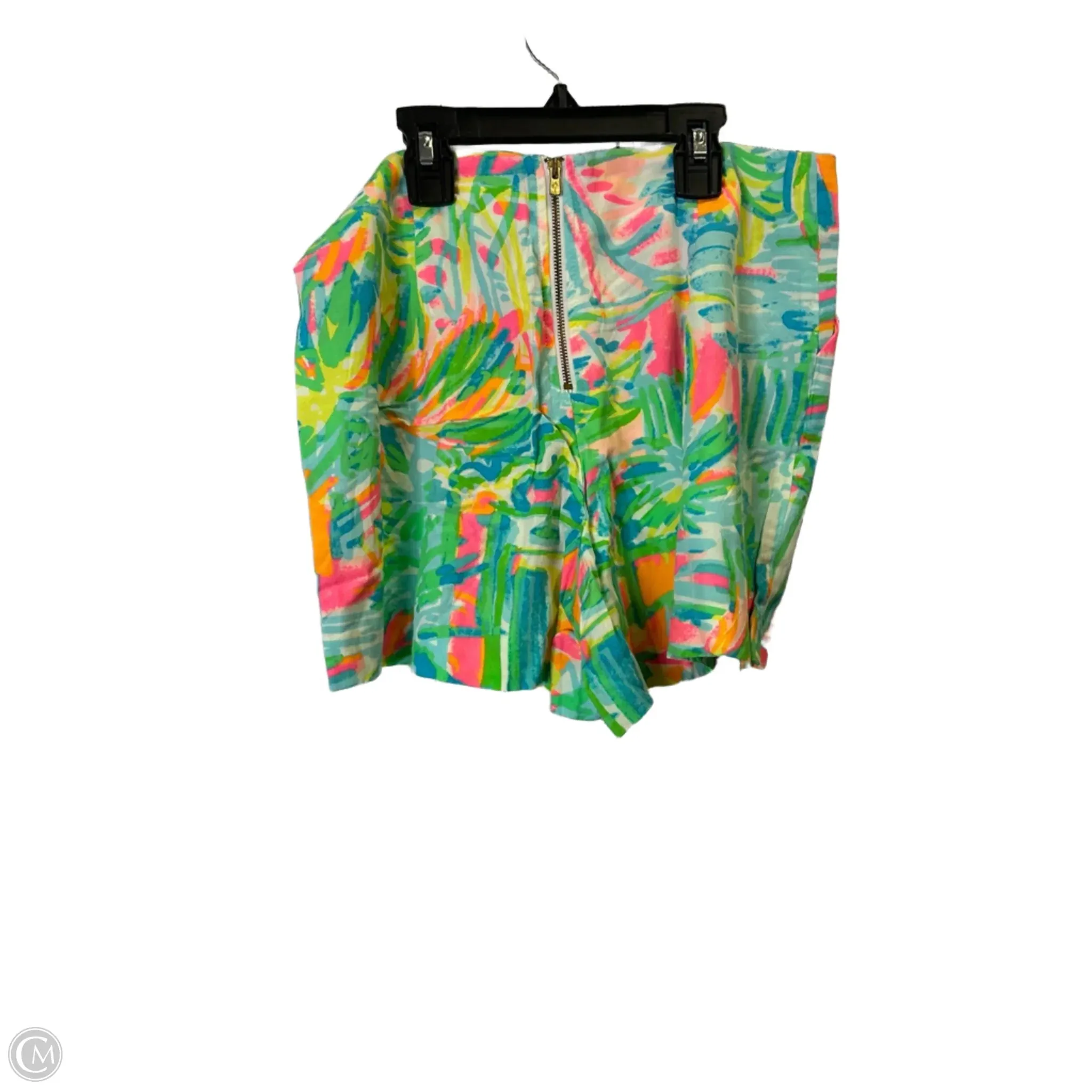 Shorts By Lilly Pulitzer In Green & Yellow, Size: 0