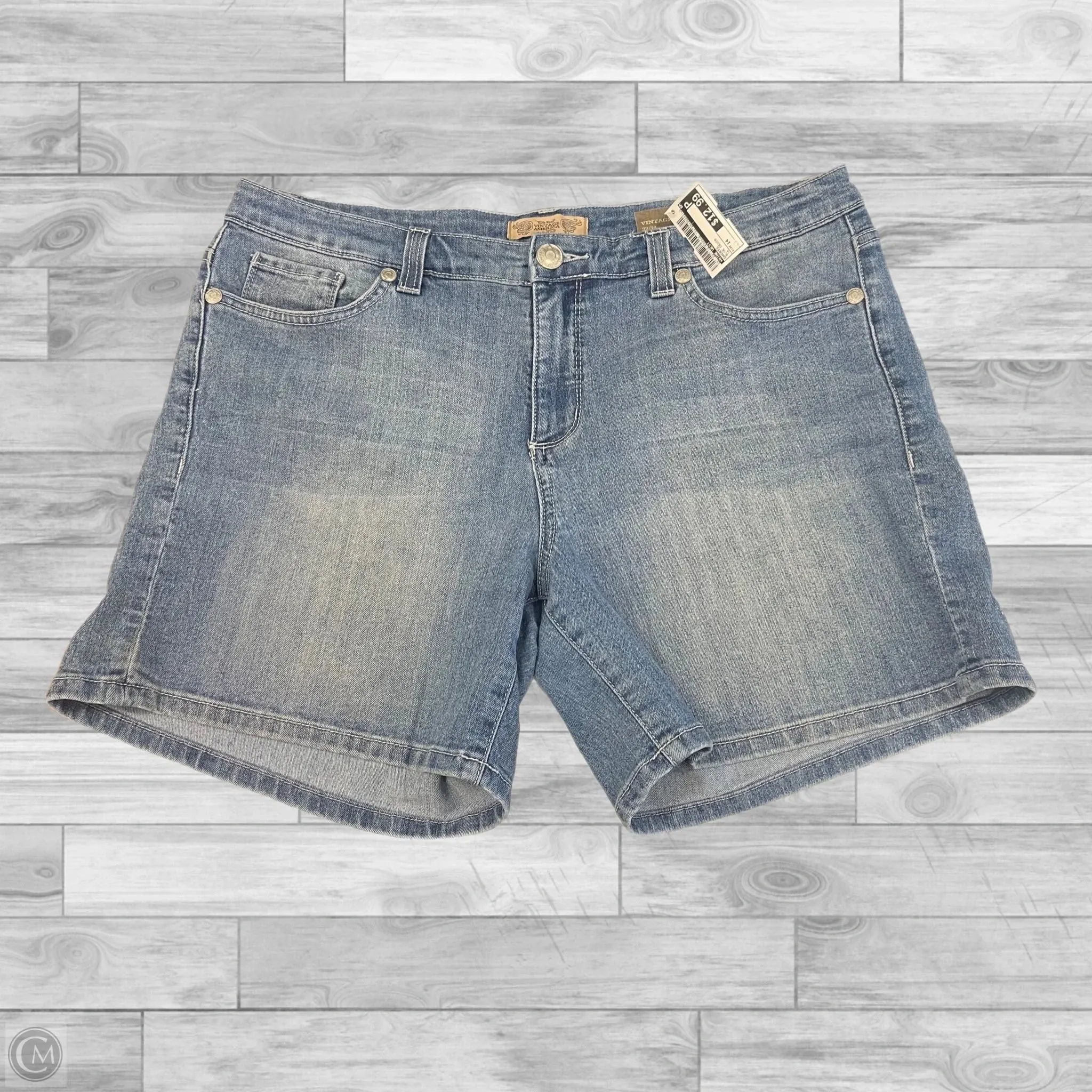 Shorts By Nine West In Blue Denim, Size: 14