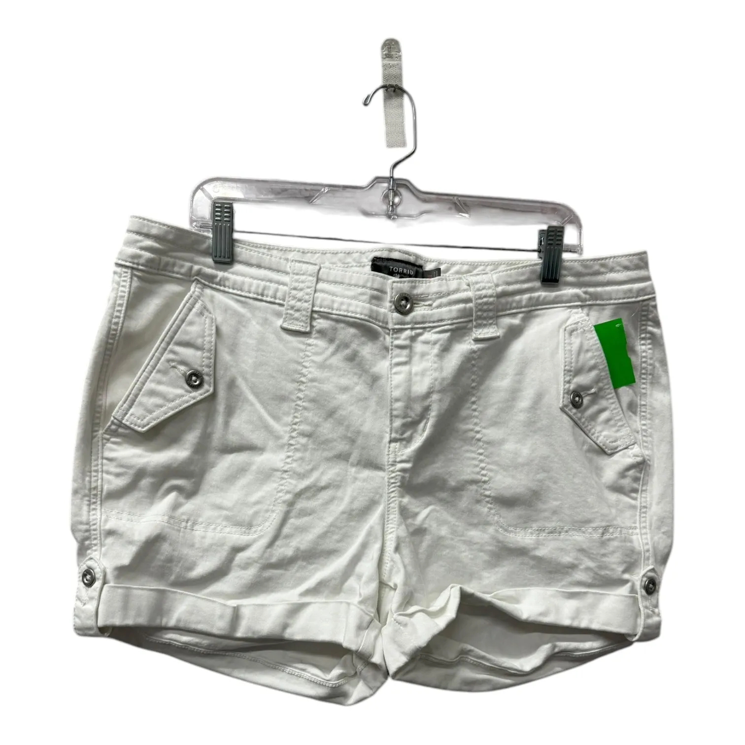 Shorts By Torrid In White, Size:16