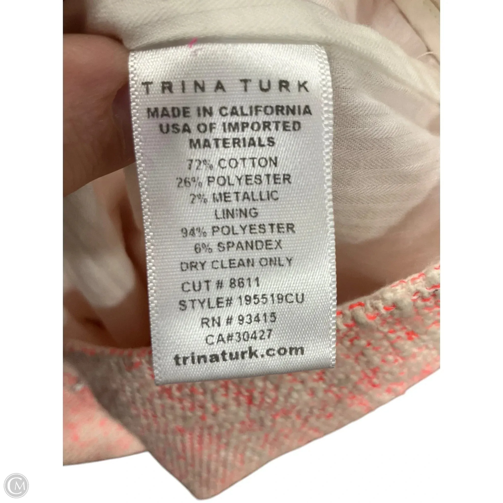 Shorts By Trina By Trina Turk In Pink & Tan, Size: 12