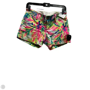 Shorts Designer By Lilly Pulitzer In Green & Pink, Size: 0