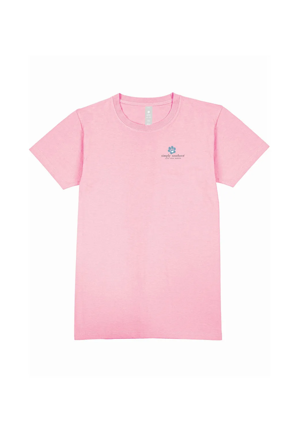 Simply Southern Youth Easily Distracted By Dogs T-shirt for Girls in Pink | YTH-SS-EASILY-FANCYCANDY