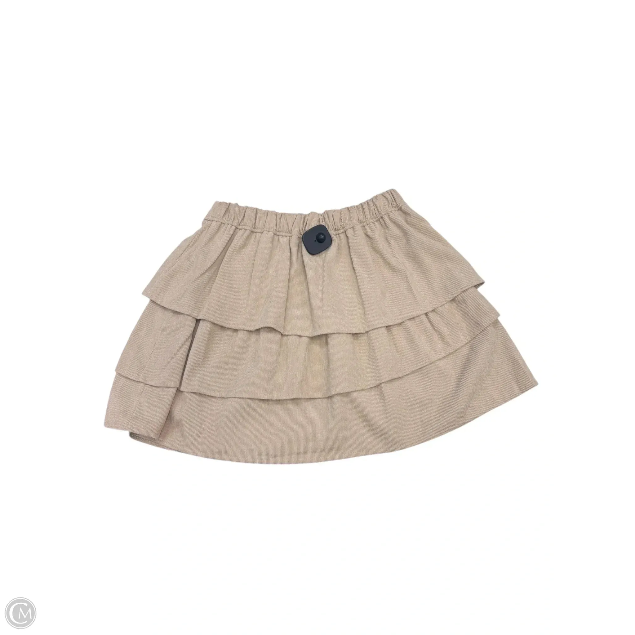 Skirt Mini & Short By Clothes Mentor In Tan, Size: 2