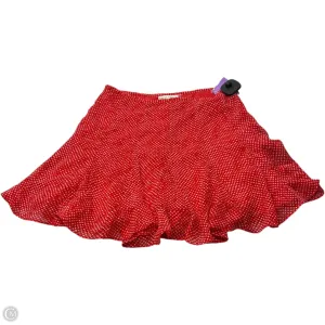 Skort By Dress Forum In Red & White, Size: S