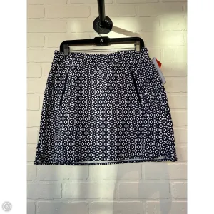 Skort By Talbots In Blue & White, Size: 10p