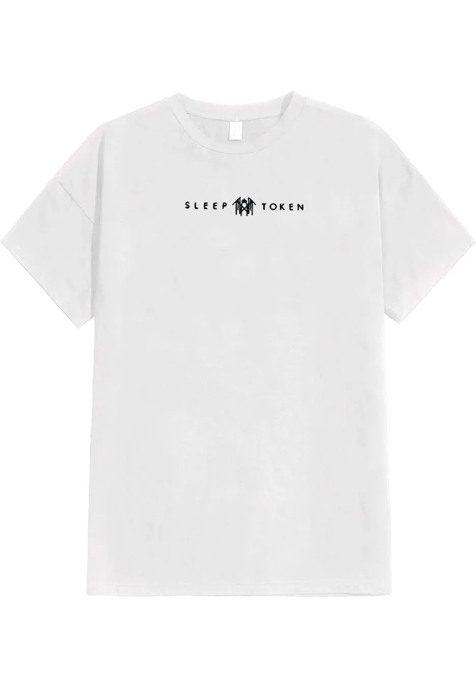 Sleep Token - Small Logo Embroidered White - T-Shirt