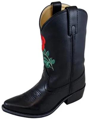 Smoky Mountain Kid's Black Rosalito Snip Toe Boots