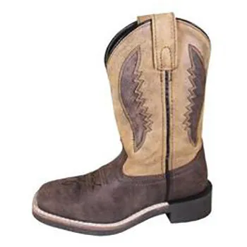 Smoky Mountain Kid's Brown and Tan Ranger Boots