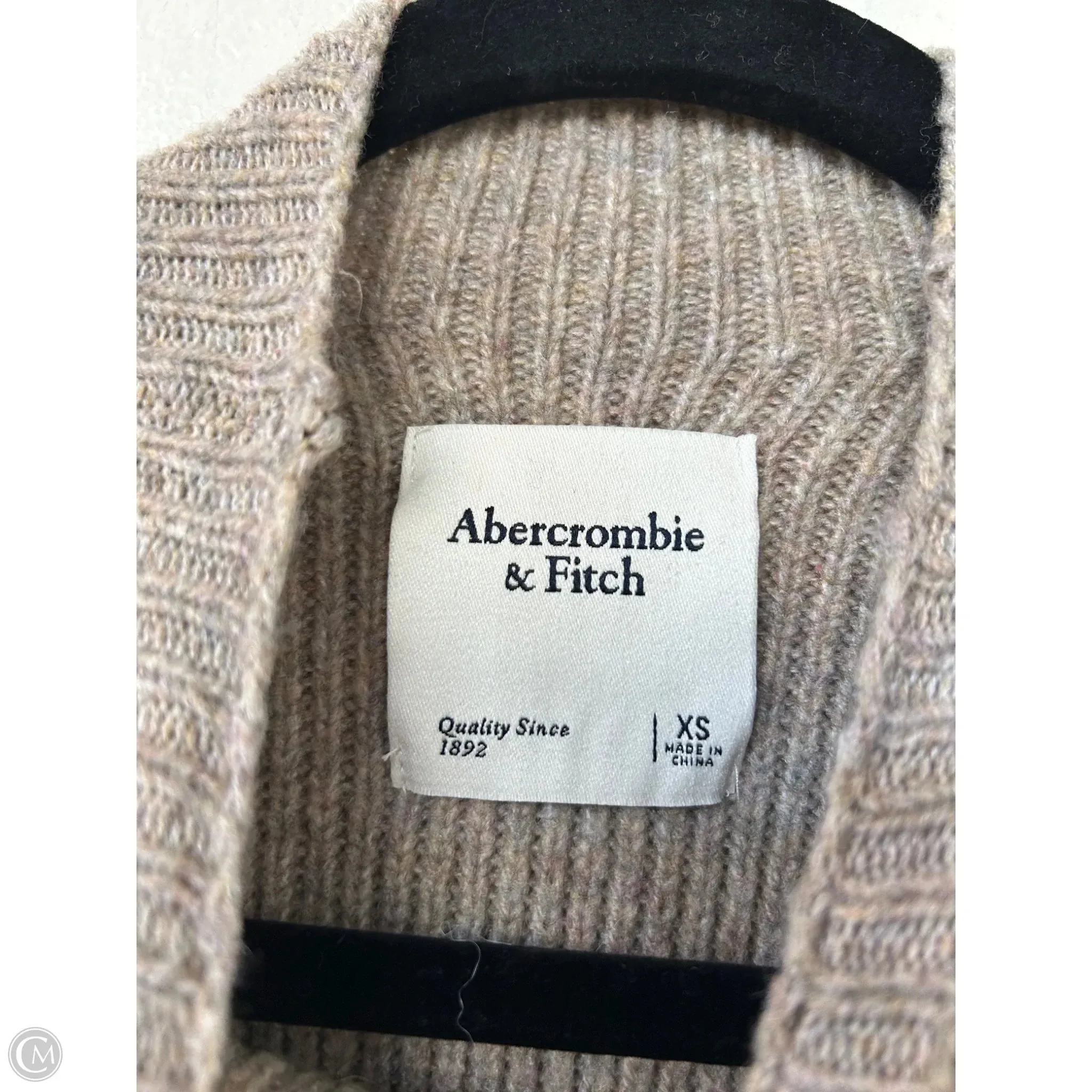 Sweater By Abercrombie And Fitch In Tan, Size: Xs