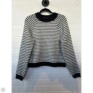 Sweater By American Eagle In Black & White, Size: M