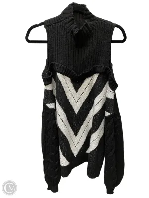 Sweater By Clothes Mentor In Black & White, Size: 2x