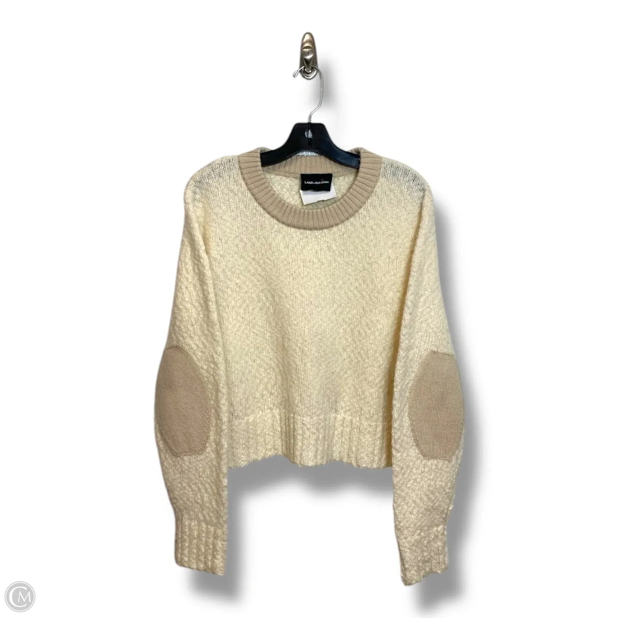 Sweater By Clothes Mentor In Cream, Size: M