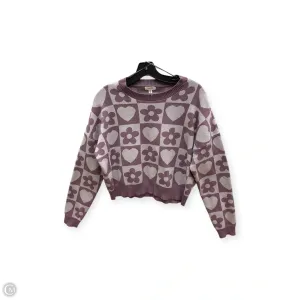 Sweater By Debut In Purple, Size: Xs