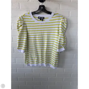 Sweater By Dkny In Green & White, Size: Xl