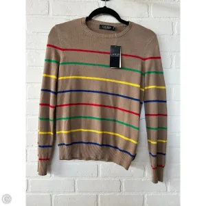 Sweater By Lauren By Ralph Lauren In Tan, Size: Sp