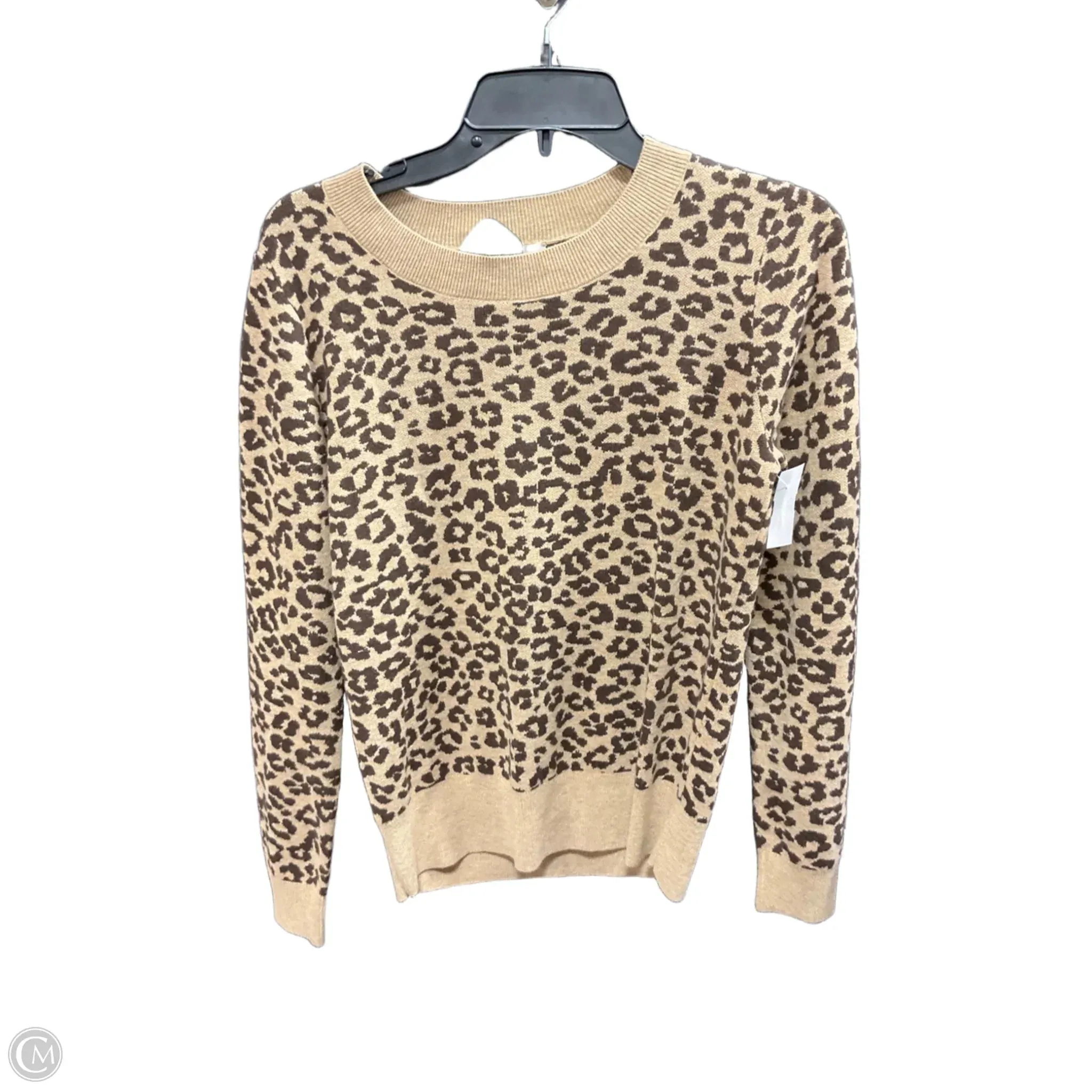 Sweater By Loft In Animal Print, Size: Xs
