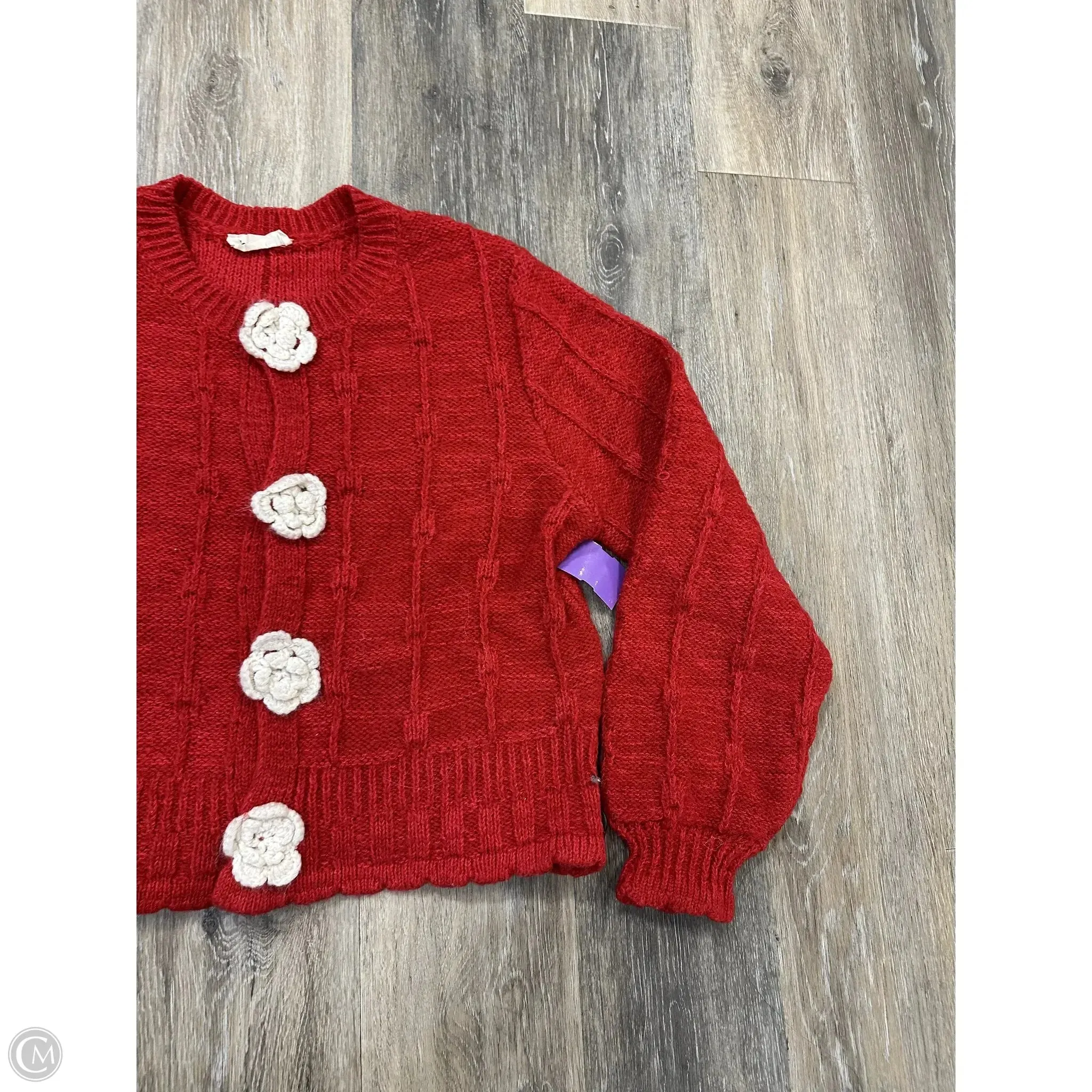 Sweater By New In In Red, Size: M