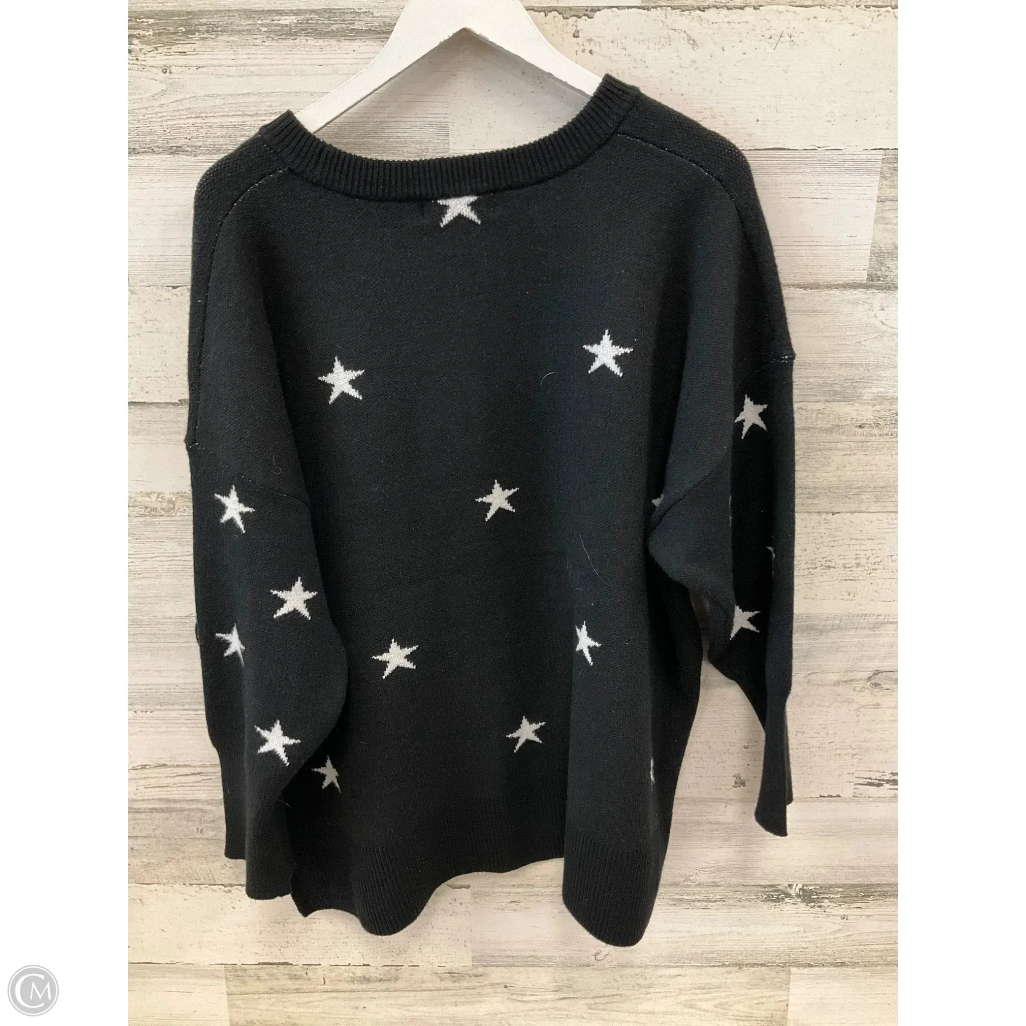 Sweater By Philosophy In Black, Size: 2x
