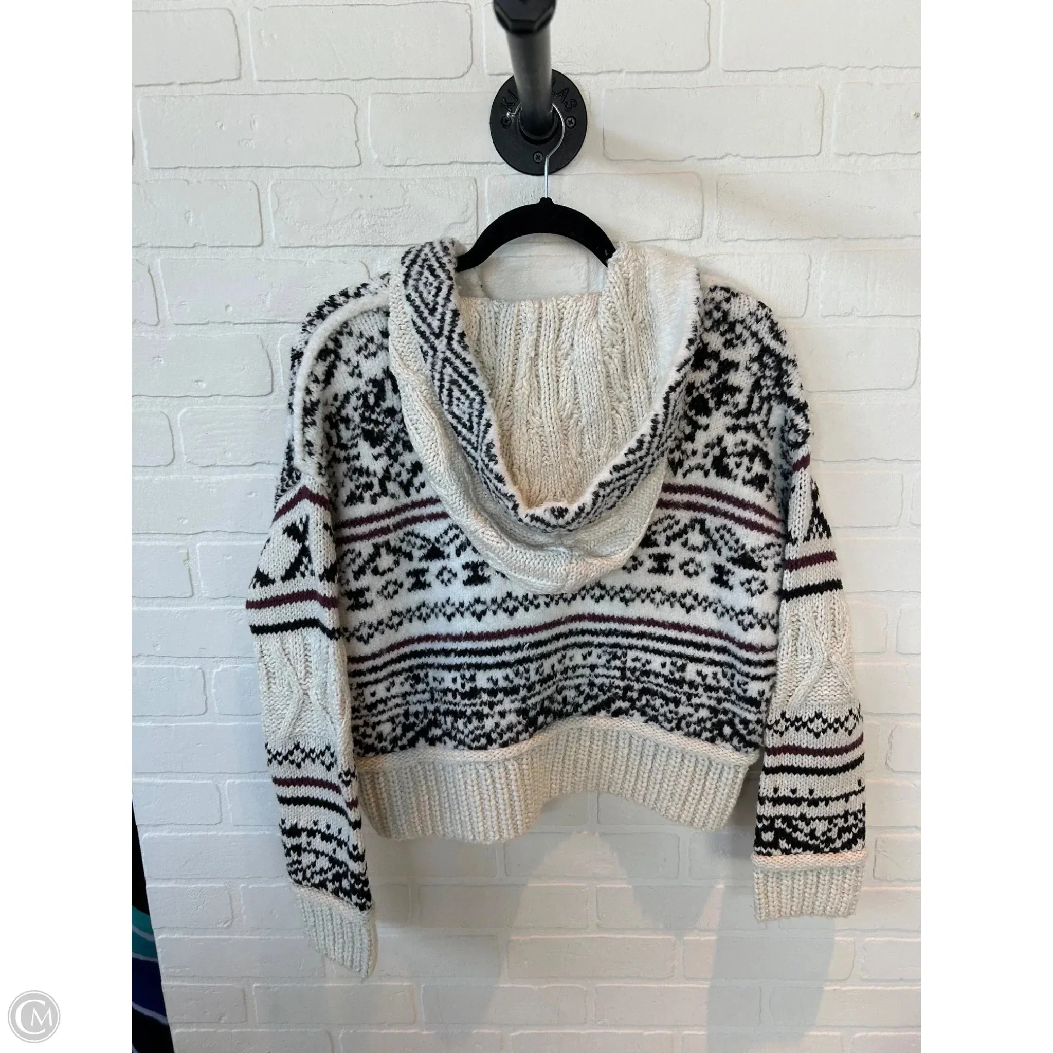 Sweater By Pilcro In Black & White, Size: Xxs
