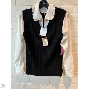 Sweater By Sioni In Black & White, Size: S
