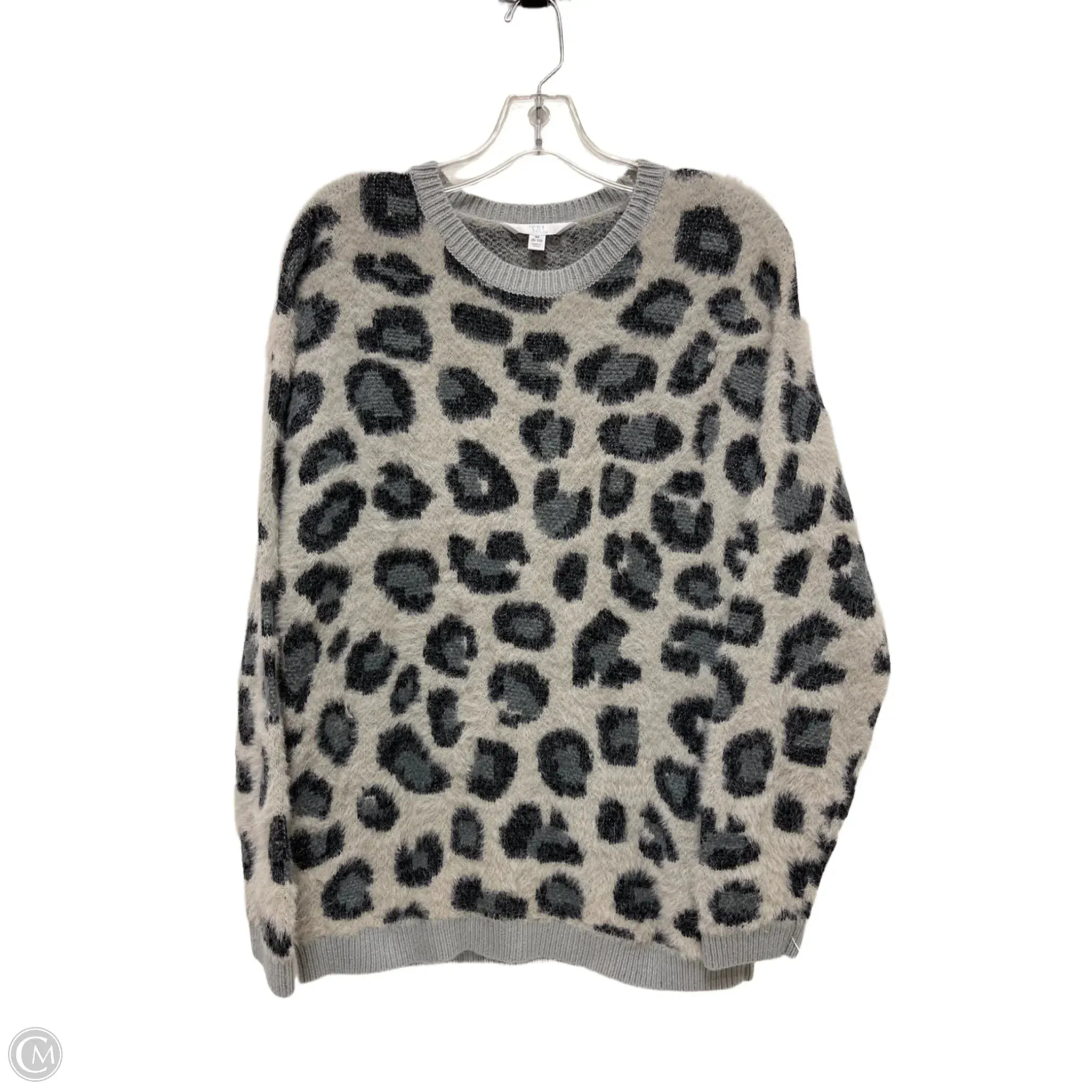 Sweater By Time And Tru In Grey, Size: M