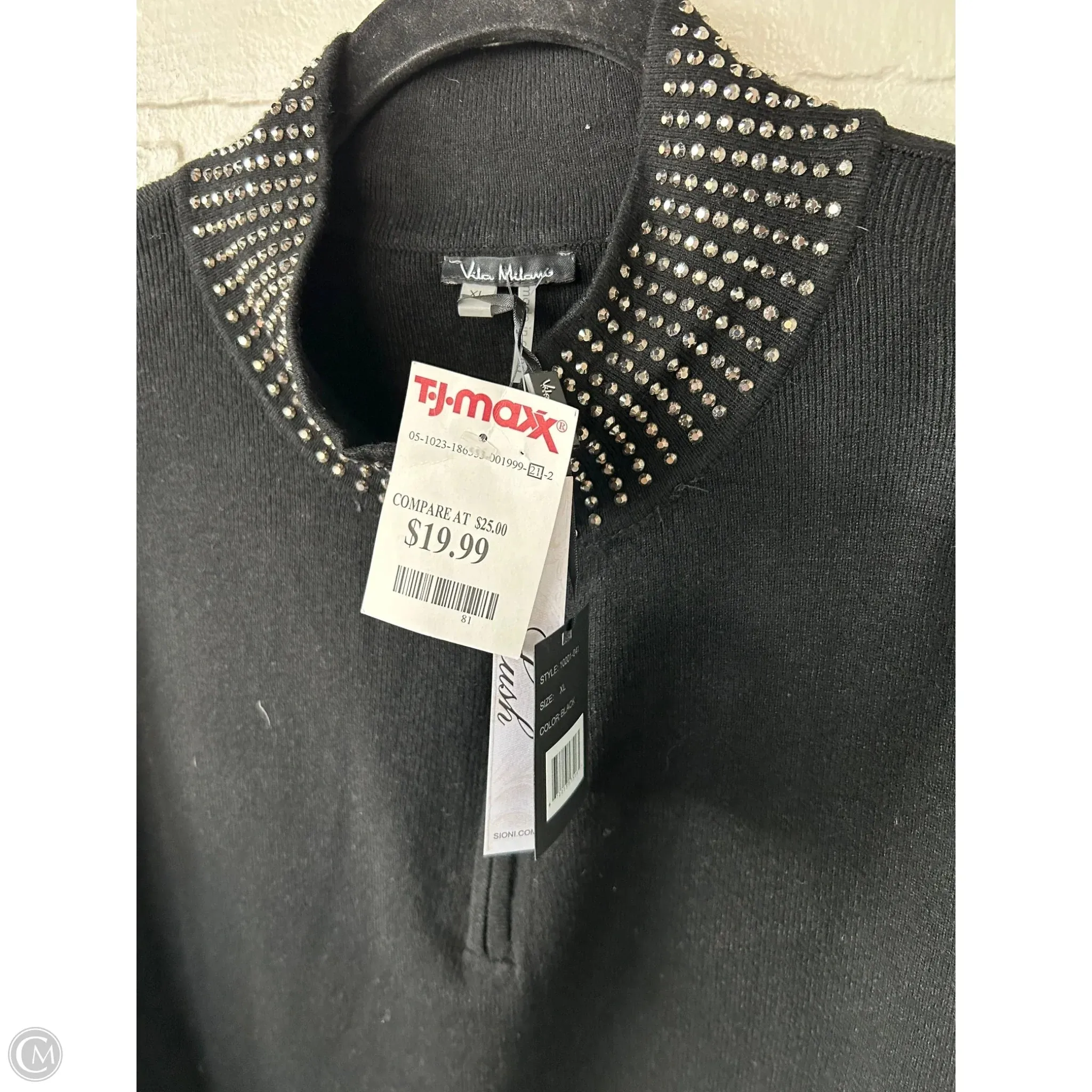 Sweater By Vila Milano In Black, Size: Xl
