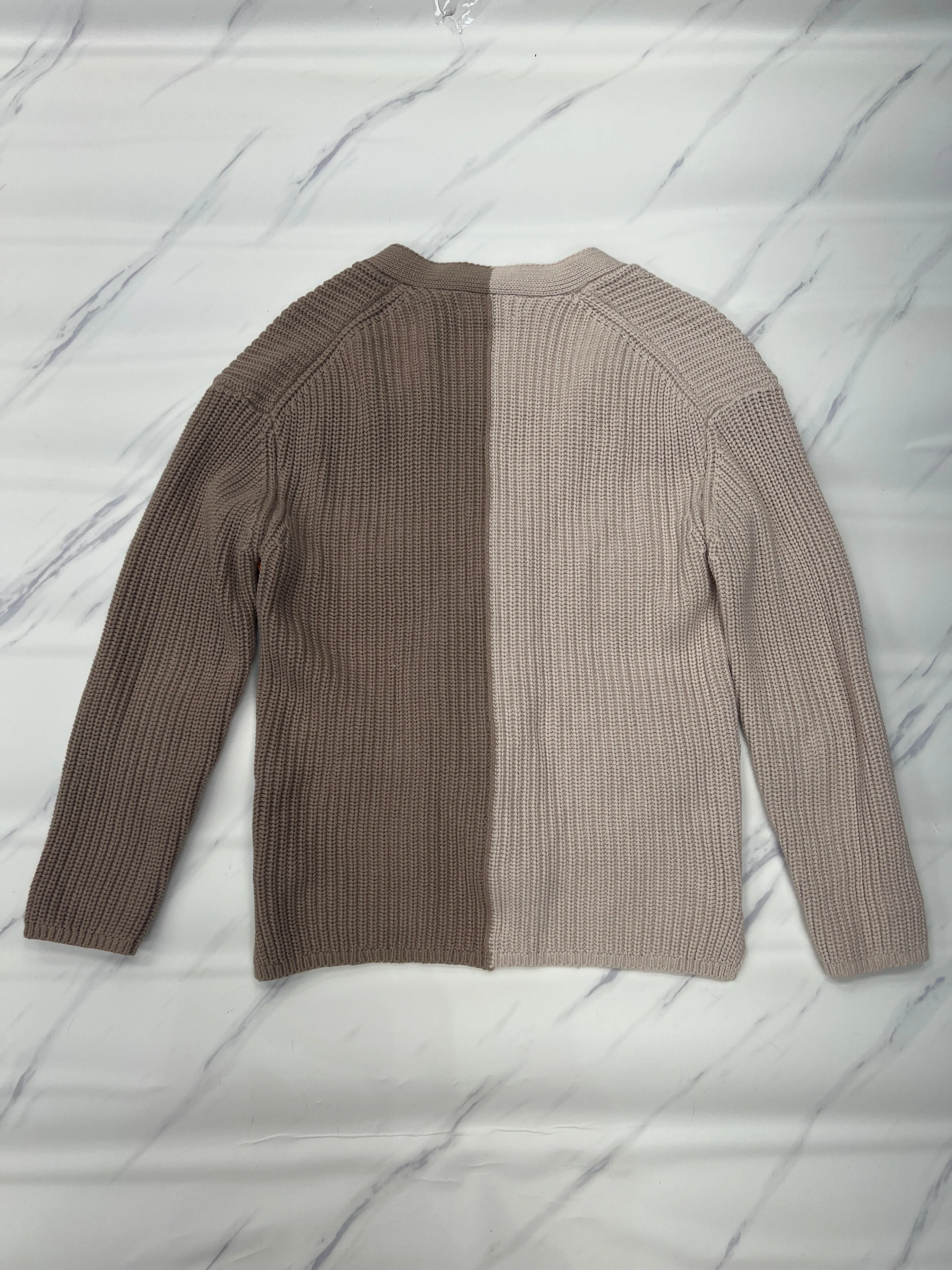 Sweater Cardigan By John   Jenn In Tan, Size: M