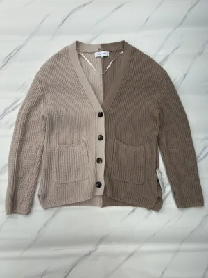 Sweater Cardigan By John   Jenn In Tan, Size: M