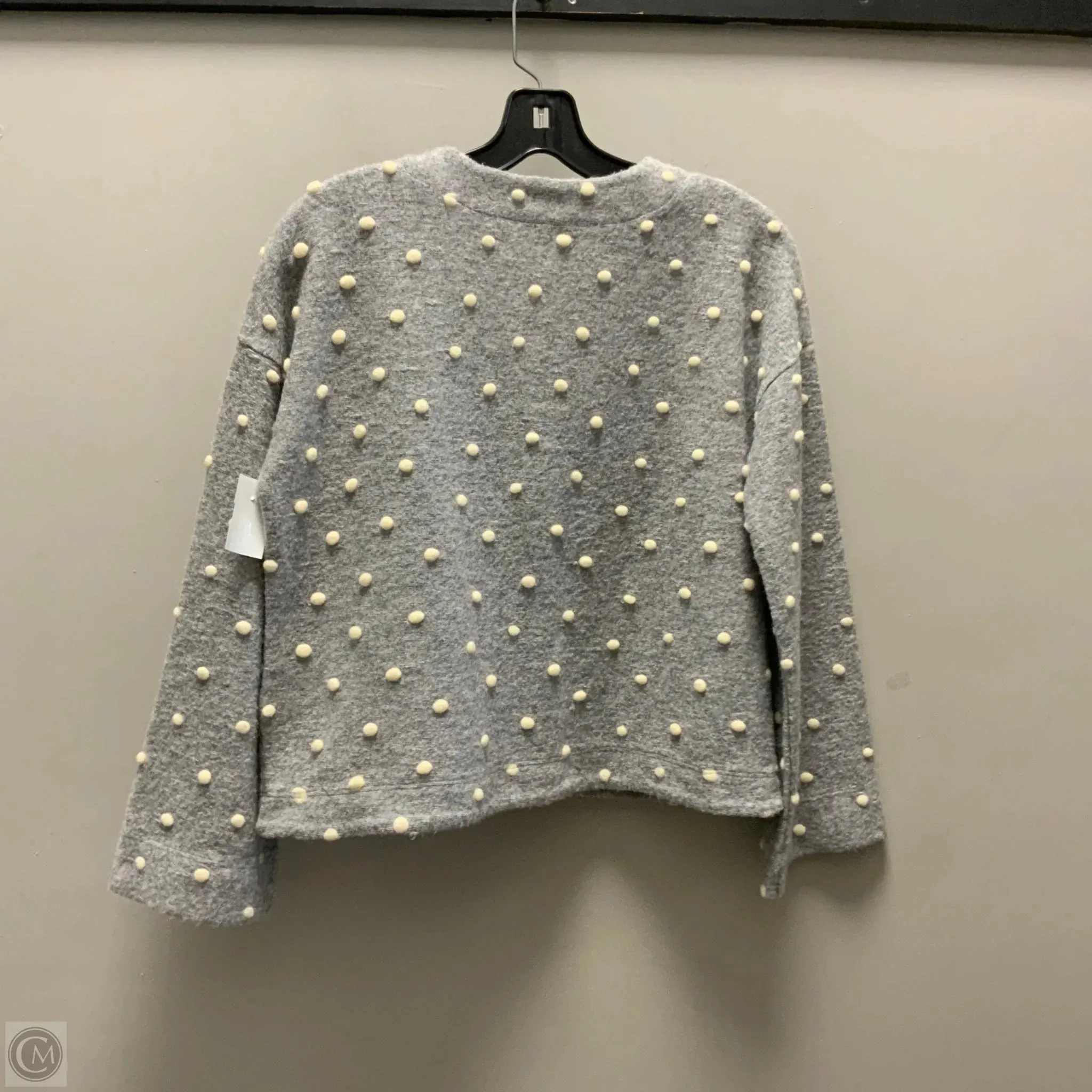 Sweater Cardigan By Madewell In Grey, Size: Xxs