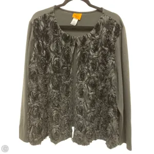 Sweater Cardigan By Ruby Rd In Black, Size: 3x