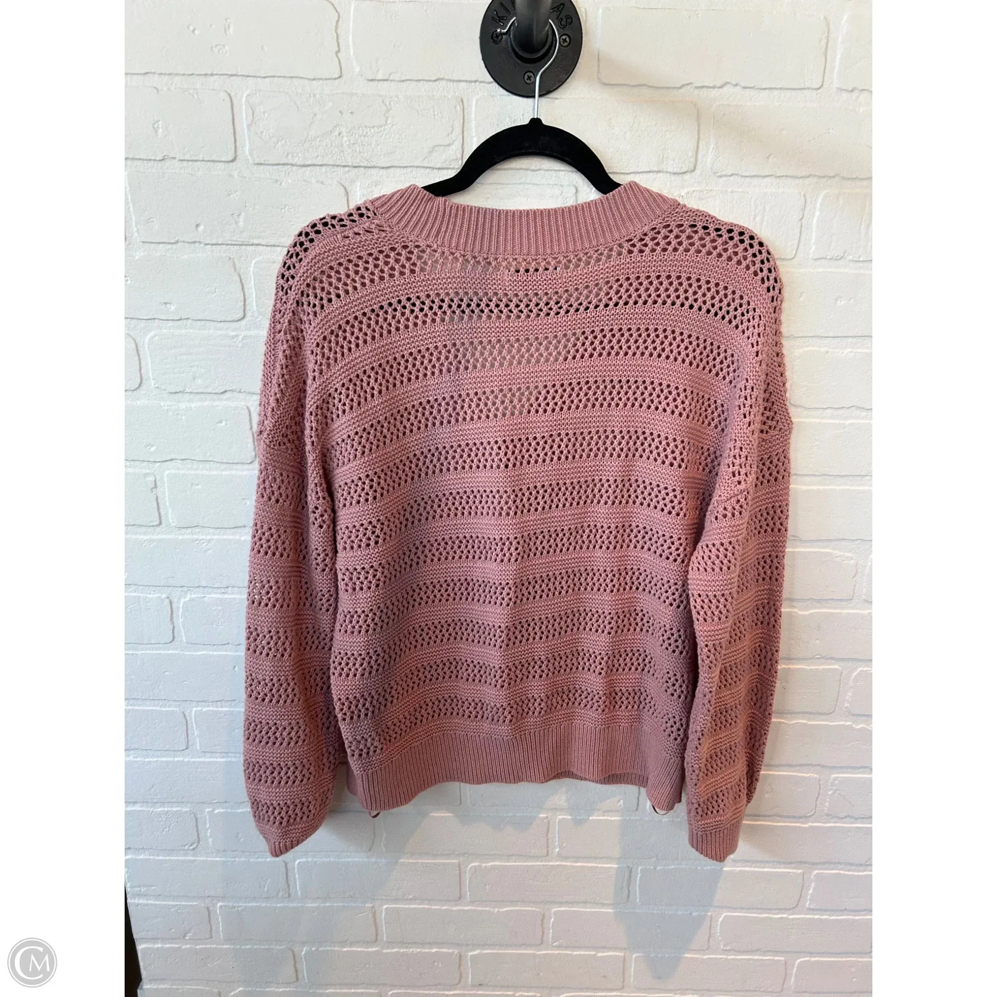 Sweater Cardigan By Sonoma In Pink, Size: Xl