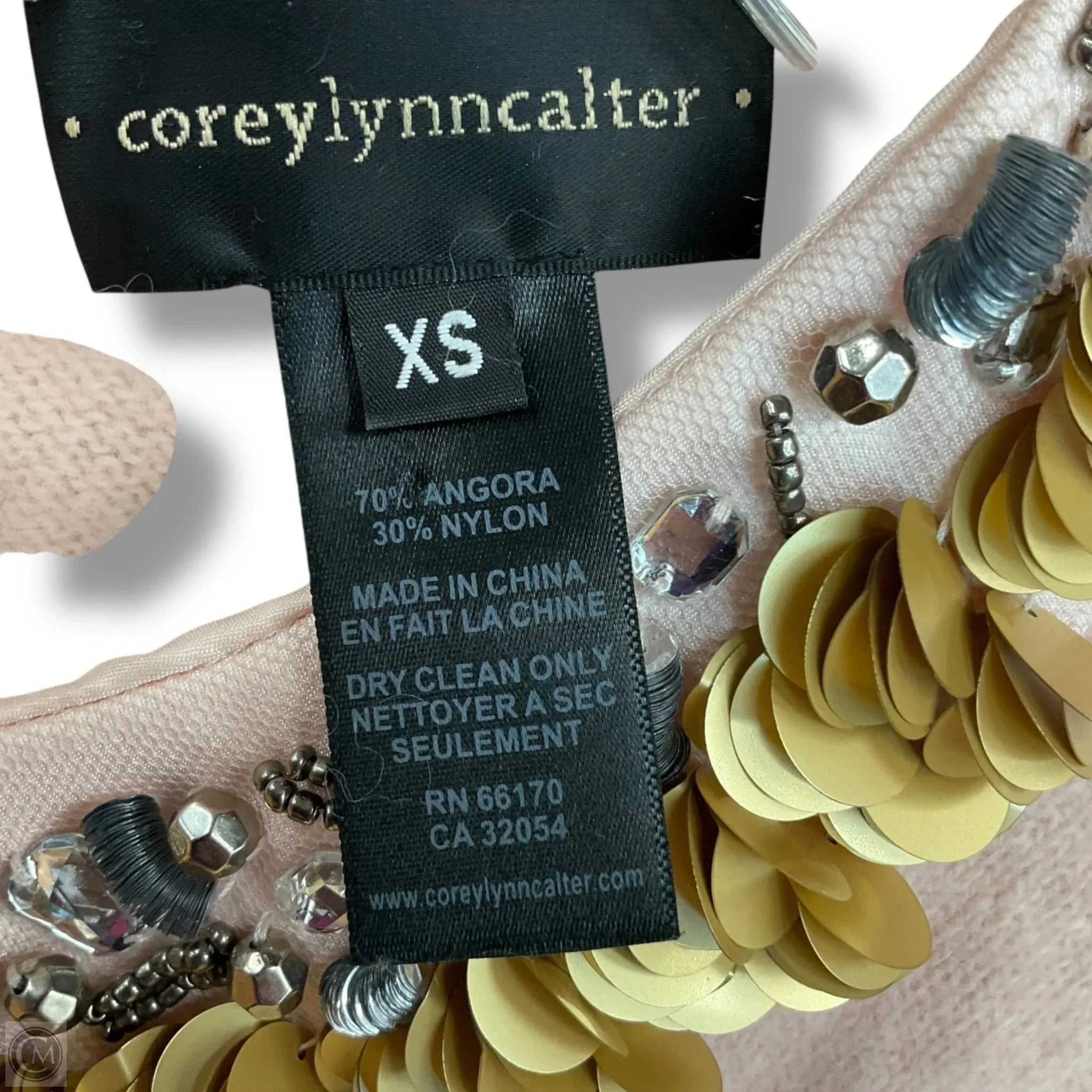 Sweater Short Sleeve By Corey Lynn Calter In Pink, Size: Xs