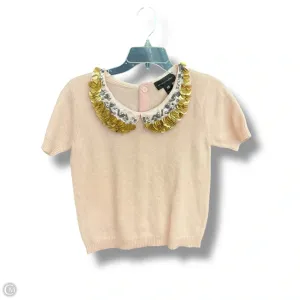 Sweater Short Sleeve By Corey Lynn Calter In Pink, Size: Xs