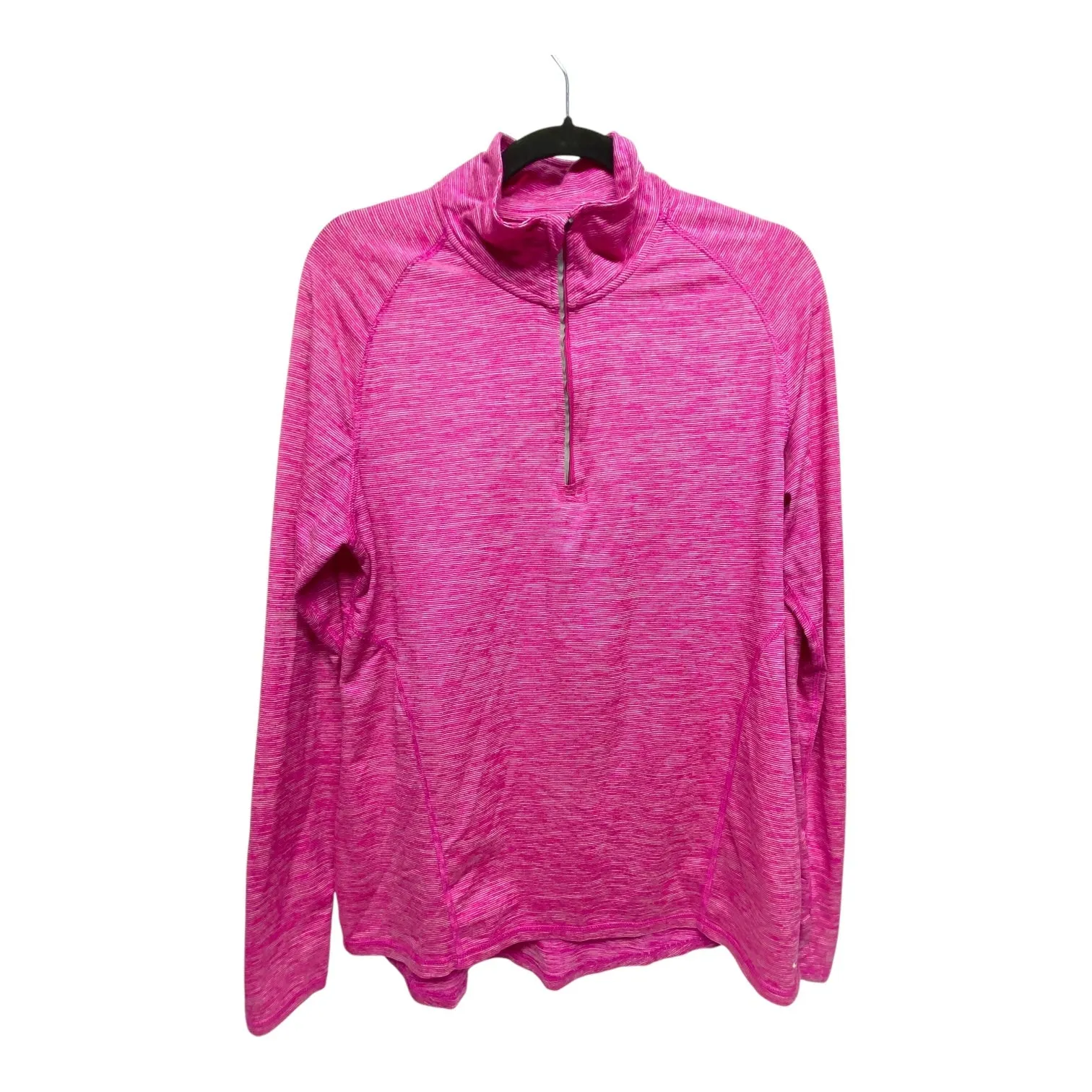 Sweatshirt Collar By Champion In Pink, Size: L