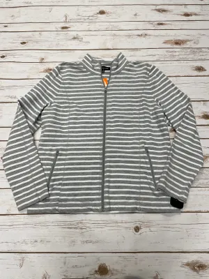 Sweatshirt Collar By Jones New York In Grey, Size: Xl