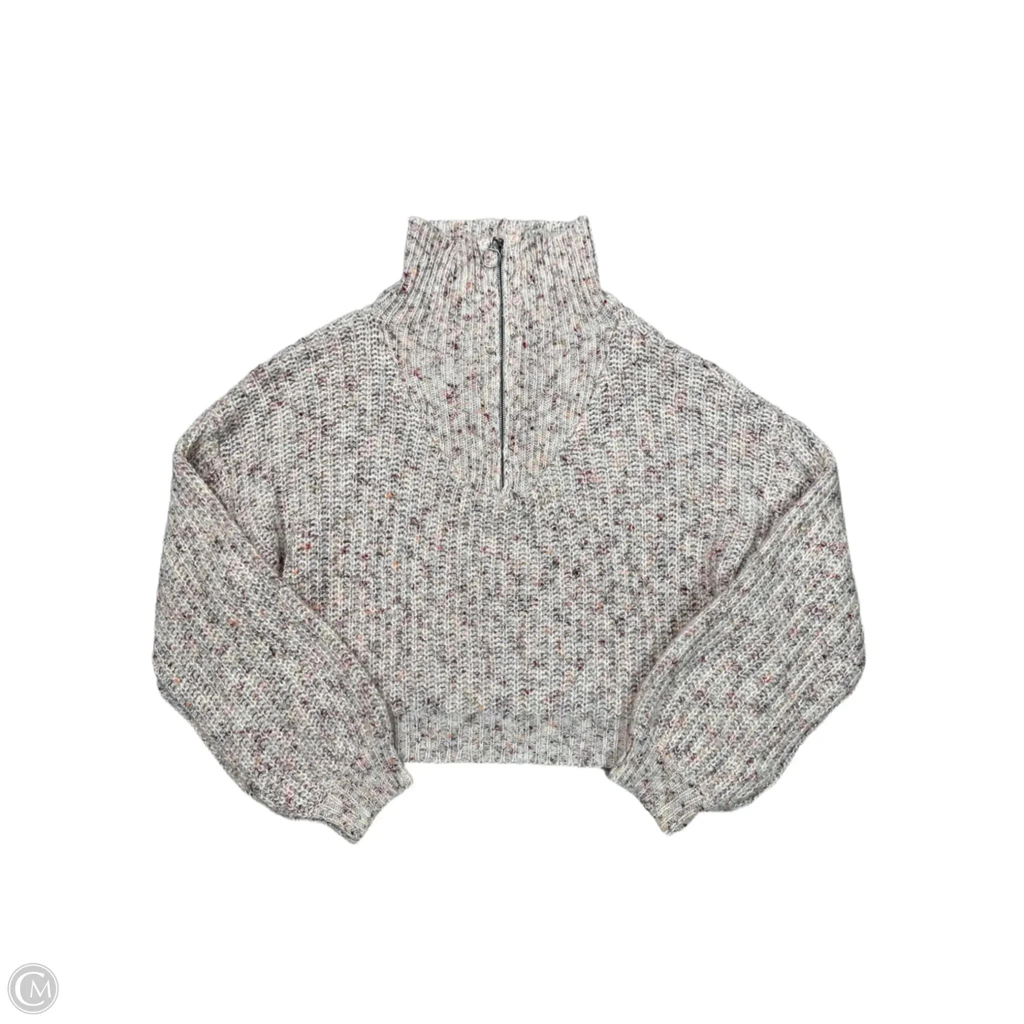 Sweatshirt Collar By Very J In Multi, Size: S