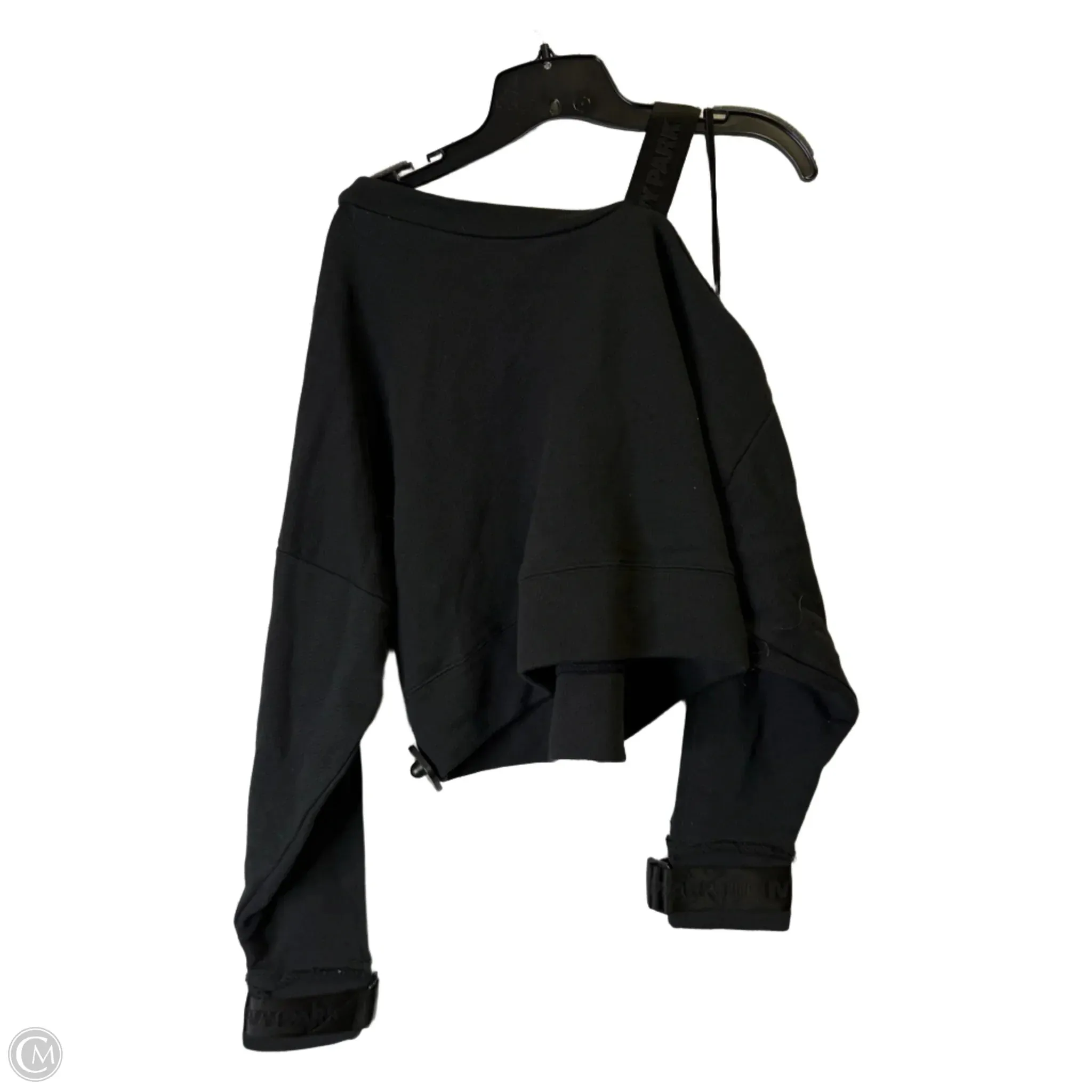 Sweatshirt Crewneck By Ivy Park In Black, Size: L