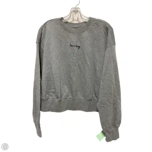 Sweatshirt Crewneck By Old Navy In Grey, Size: S