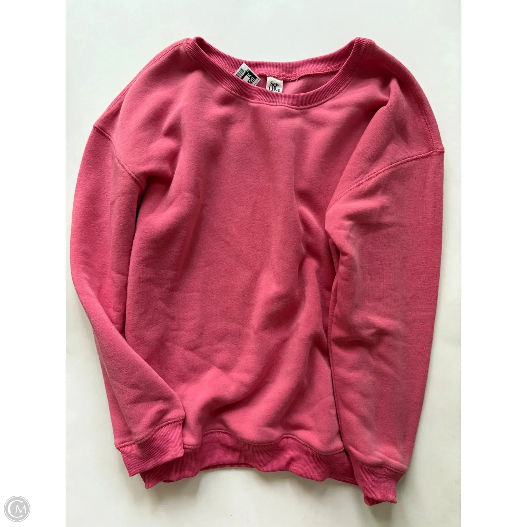 Sweatshirt Crewneck By Sew In Love In Pink, Size: L