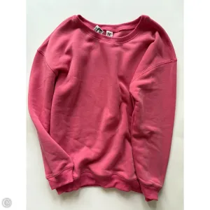 Sweatshirt Crewneck By Sew In Love In Pink, Size: L