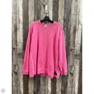 Sweatshirt Crewneck By Tommy Bahama In Pink, Size: 3x