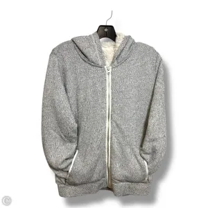 Sweatshirt Hoodie By Aerie In Grey, Size: M