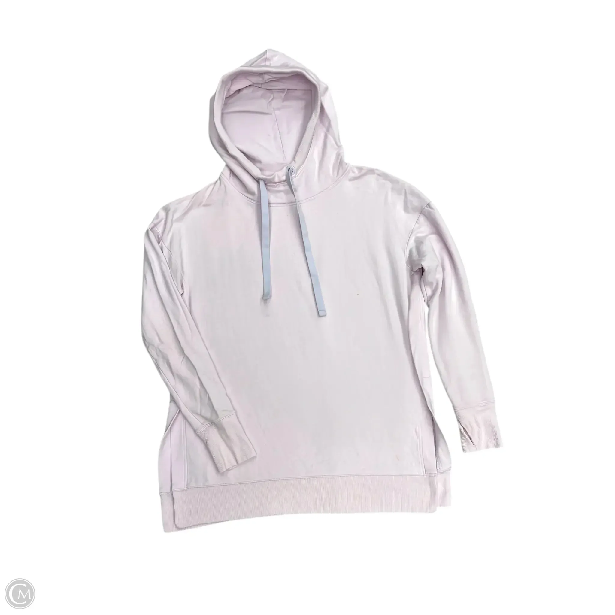 Sweatshirt Hoodie By Athleta In Pink, Size: M