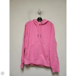 Sweatshirt Hoodie By Calvin Klein In Pink, Size: Xs
