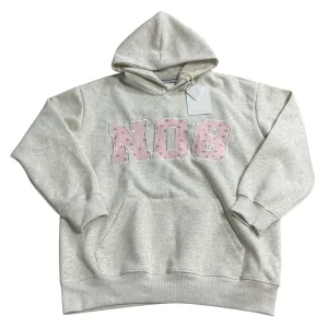 Sweatshirt Hoodie By Cmb In Grey, Size:S